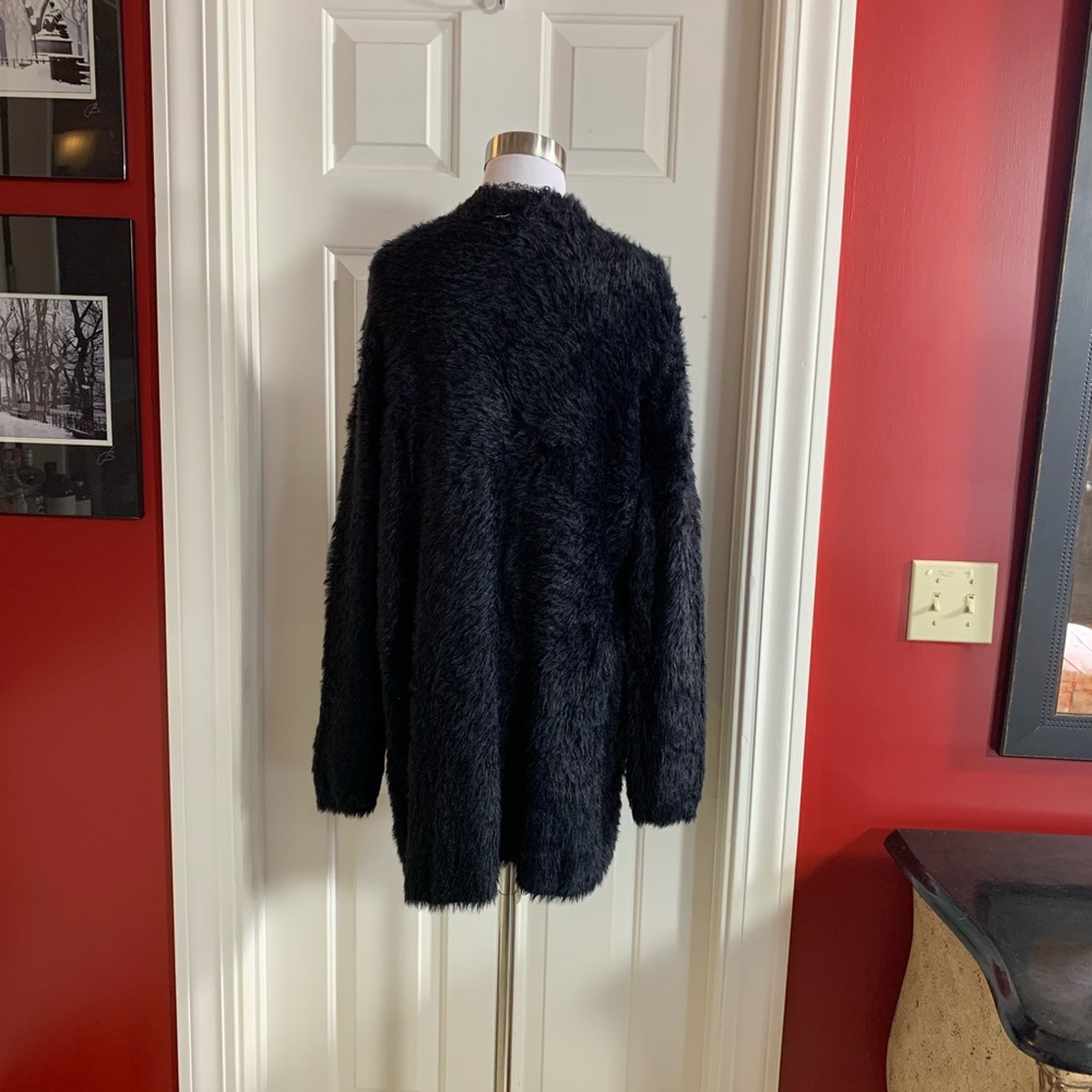 FREE PEOPLE  Faux Fur Cardigan! NWT! - Picture 4 of 8
